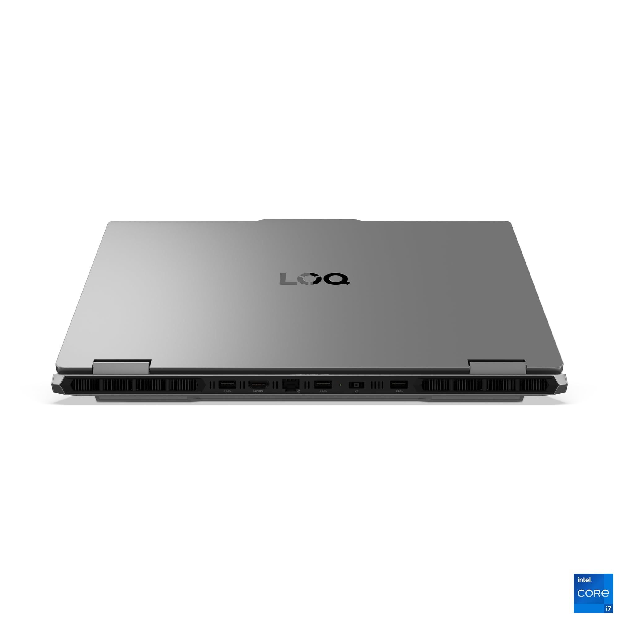 Lenovo LOQ Gaming AI Laptop | 17.3" Full HD 165Hz | NVIDIA GeForce RTX 5070 | Intel Core i7-14700HX | 16GB RAM | 512GB SSD | Ohne Windows | QWERTZ | 24-Zonen-RGB-Tastatur | Grau | 3 Monate Game Pass 4