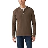 Levi's Mens Long Sleeve Thermal 3 Button Henley
