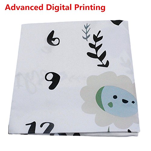 image for Paddsun Monthly Baby Milestone Blanket Photo Props Shoots Backdrop for