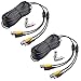 Masione™ 2 Pack 50 Feet Security Camera Video Power Cable CCTV DVR Surveillance System Wire Cord with BNC RCA Connector