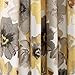 Lush Decor Leah Light Filtering Window Curtain Panels, Pair, 52