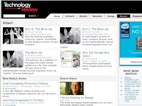 MIT Technology Review - Biztech