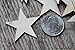 50 Small 1.5 inch Size Wood Stars 1-1/2 inch