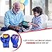Luniquz Boxing Gloves for Kids Punching Bag Sparring, Training Gloves for Boys Girls Kickboxing MMA, 4oz Blue
