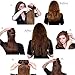 Afro Kinky Curly Clip in Human Remy Hair Extensions Brazilian Curly Clips Hair Extensions 4B 4C 8A Virgin Thick Natural Black Color Clip on For Black Women 10-22 inch (18 inch, AC #1B)