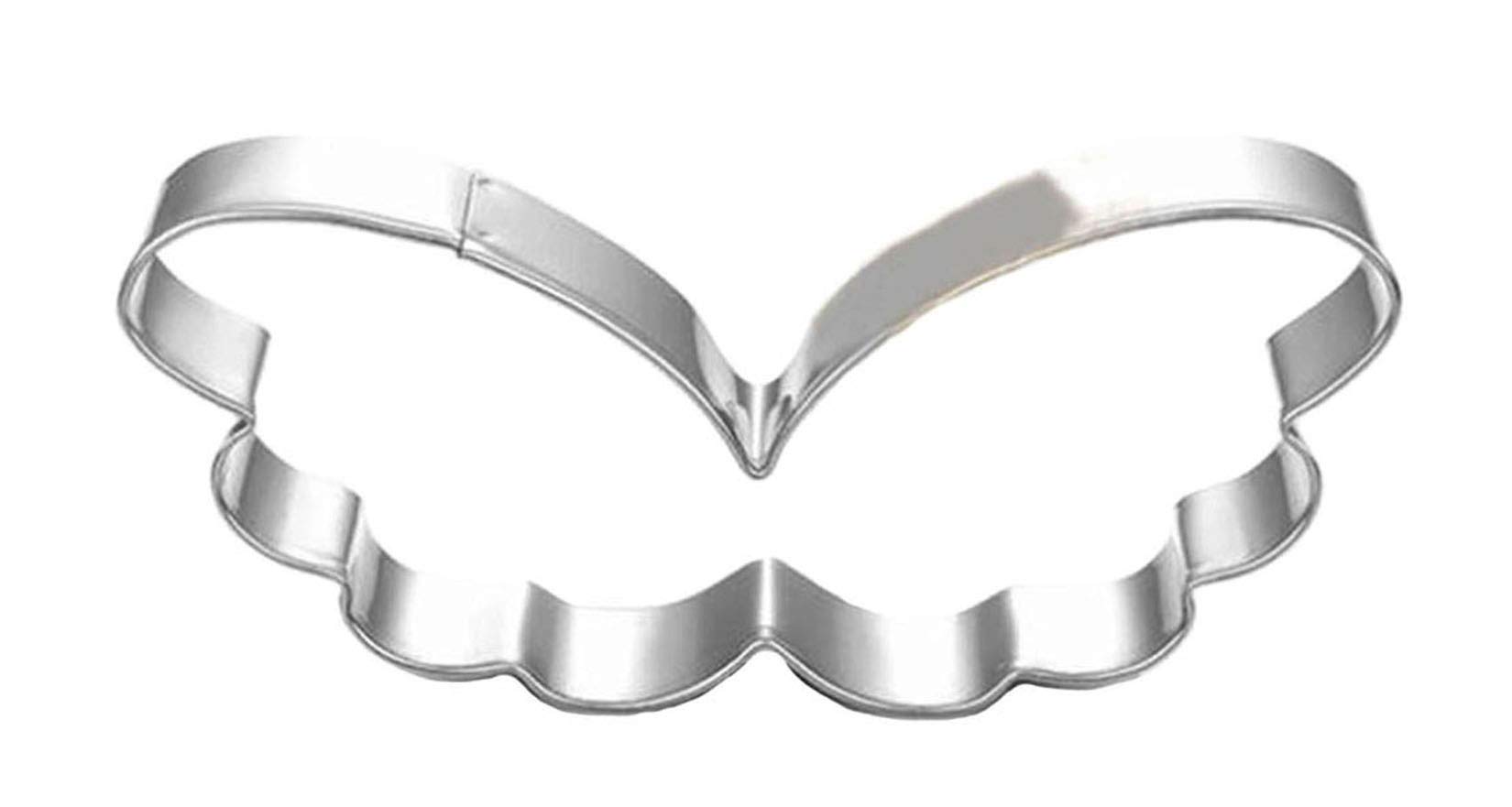 WJSYSHOP Angel Wings Cookie Cutter - Stainless Steel