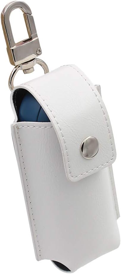 Neige for Samsung Galaxy Buds 2019 Case, Premium PU Leather Closure Protective Portable Cover Skin with Metal Clasp and Keychain for Samsung Galaxy Buds 2019 Charging Case