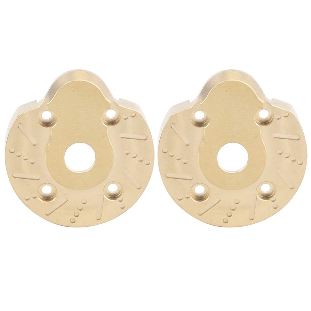 T best 2-piece RC crawler upgrade parts made of heavy brass for Axial SCX10 III AXI03007
