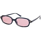 Appassal Retro Rectangle Sunglasses for Women Men Trendy Small Narrow Square Sunnies AP3729