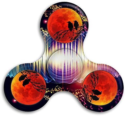 Anxiety Relief Toys Finger Gyro Spinner For Blood Moon