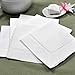 White Linen Hemstitched Tea Napkins Set of 6 12