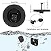 FEELLE Solar Fountain, Solar Bird Bath Fountain Pump