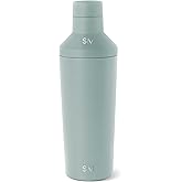 Simple Modern Cocktail Shaker Set with Jigger Lid | Stainless Steel Boston Shaker Insulated Martini Mixer for Mocktails | Gifts for Men Women Him Her | Classic Collection | 20oz | Sea Glass Sage