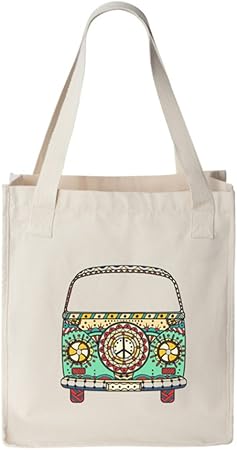 hippie tote bag
