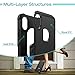 iPhone X Case, LOHASIC Heavy Duty Protective Hybrid Dual Layer Rugged Shockproof Bumper Cover [Military Grade] Drop Protection 360 Full Body Defender Cases for Apple iPhone X 10 (2017) - Black