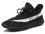 Men Women Non Slip Sneakers Unisex Couple Lightweight Athletic Shoes for Gym Black White 46