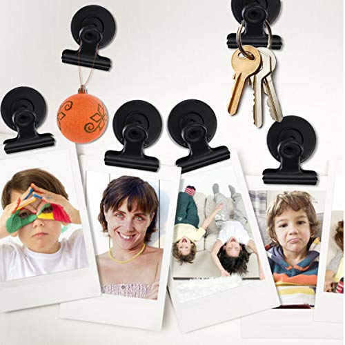 16pcs/lot Metal Refrigerator Magnetic Clip Clamp Non-Slip Memo Note Holder Gripper for Photo Displays Holding Documents Office Organizing Whiteboard Magnetic Memo Note Clip (Color : As Show) - Thumbnail 4
