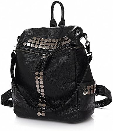 Wave of the shoulder bag of women 's package tide travel backpack tide washing school college bag school micro - letter agency black