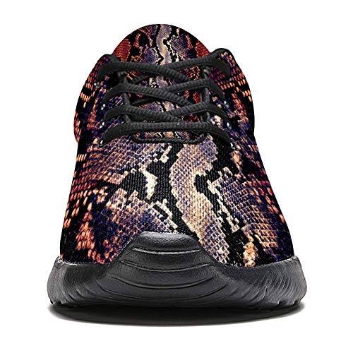 51lZrH3NRbL TIZORAX Zapatillas de correr para hombres serpiente Abimal piel de moda zapatillas de malla transpirable caminar… TIZORAX Zapatillas de correr para hombres serpiente Abimal piel de moda zapatillas de malla transpirable caminar… - Imagen 3