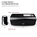 Bluetooth Speakers, 1STPLAYER X-Sound 30W Portable Bluetooth 4.0 Wireless Stereo HD Speaker w/Loud, Powerful Bass, USB Flash Drive Support & PowerBank Perfect for Beach, Pool, Golf & Home - Black