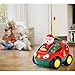 SGILE RC Cartoon Car Toy with Lights Music for Toddlers Baby Kids, Green