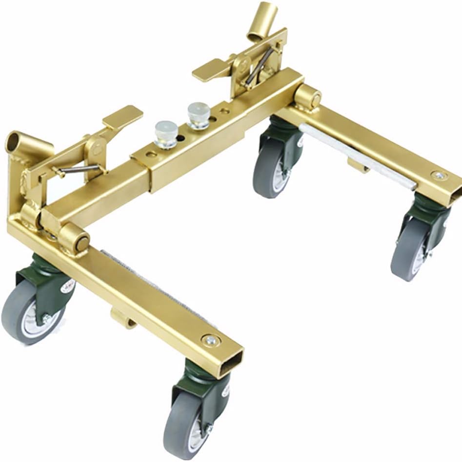 Belltower Set of (4) Wheel Dolly Car Skates Vehicle Positioning Hydraulic Tire Jack Truck Rv Trailer Pickup Dolly Ratcheting Foot Pedal, 1500 LBS