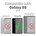 Vena Galaxy S8 Case, [vLove][Heart-Shape | Dual Layer Protection] Hybrid Bumper Cover for Samsung Galaxy S8 (Hot Pink/Rose Pink)