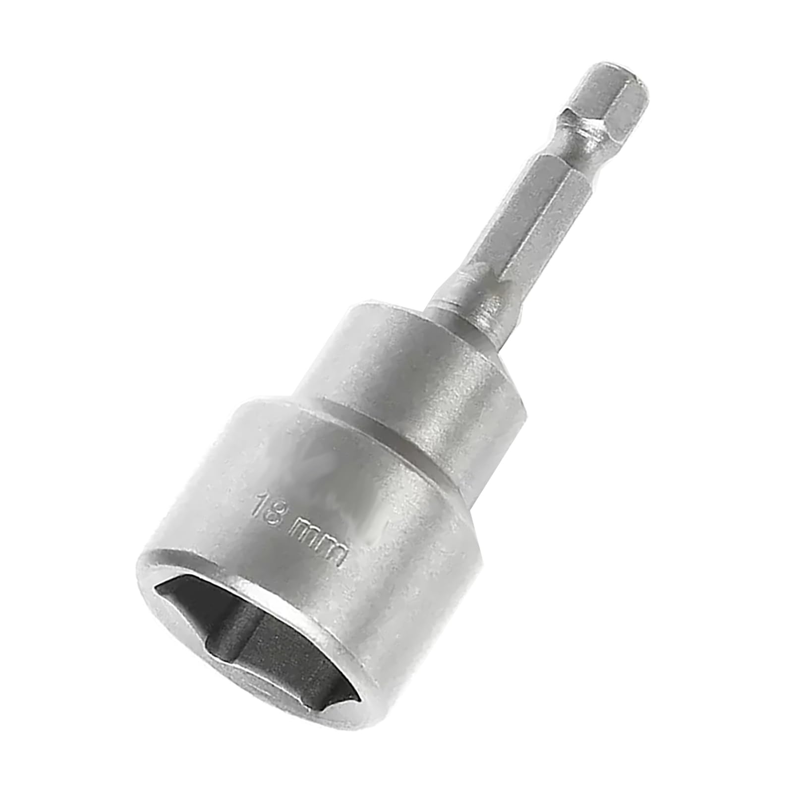 Nut Driver Socket 1PCS 18mm 1/4" Hex Shank Bit Socket Magnetic Nut Setter for Drills, Nut Driver, and Impact Socket Adapter