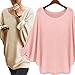 Suimiki Women's Batwing Sleeve Pullover Loose Sweater Blouse Top