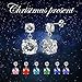 R-timer Womens Crystal Dangle Stud Earrings Swarovski Elements Jewelry Set of 7 Pairs (Dangle Earrings)