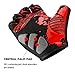ZOOKKI Cycling Gloves Mountain Bike Gloves Road Racing Bicycle Gloves Light Silicone Gel Pad Riding Gloves Half Finger Biking Gloves Men/Women Work Gloves