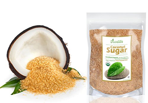 Durelife Organic Coconut Sugar 6 Lb Bag 100 Pure And