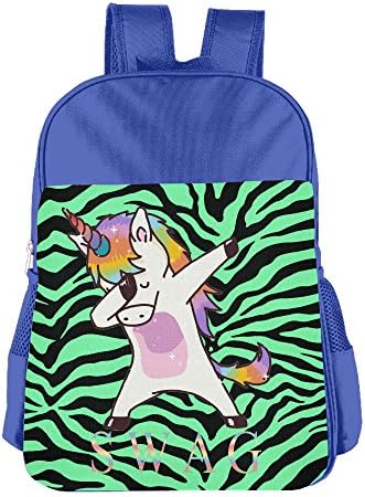 Swag Dabbing Unicorn Boy 4-15 Age Backpacks RoyalBlue