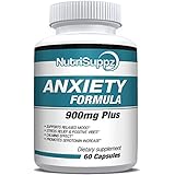 Anti Anxiety Supplement 900mg With Gaba, L-Theanine, 5-HTP, Ashwagandha, Magnesium Oxide, St. John's Wort, Chamomile - Positive Mood, Relaxed Mind, Promote Higher Serotonin, Live In Peace