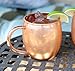 Copper Barrel Mug for Moscow Mules - 16 oz - 100% Pure Copper Mug by Alchemade - Includes FREE E-Recipe book