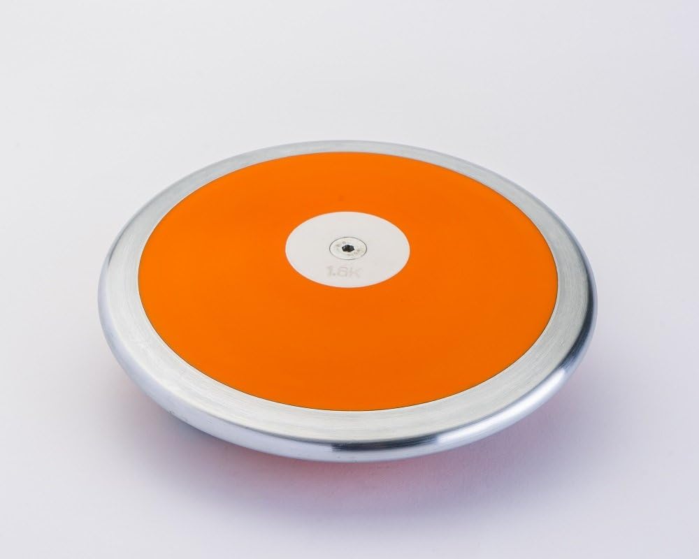 JNMM Consulting 1st Place Intermediate High School Male 1.6 kg Track Discus. Rated 180 feet. Excellent Grip. Extreme Durability. 2 Year Warranty 1.6 Kilo 80% Rim Weight High School Track Discus.