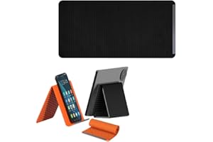 Silicone Phone Stand with Aluminum, Flexible Foldable Phone Holder, Bendable Adjustable Anti-Slip Desktop Stand for Phone Tab
