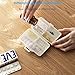Travel Pill Box Case Portable Small for Purse Wallet Pocket Size Waterproof,Daily Pill Organizer Container Holder Vitamin Storage Boxes,7 Day Weekly Medicine Tablet Pills Case Men Women Outdoor(White)