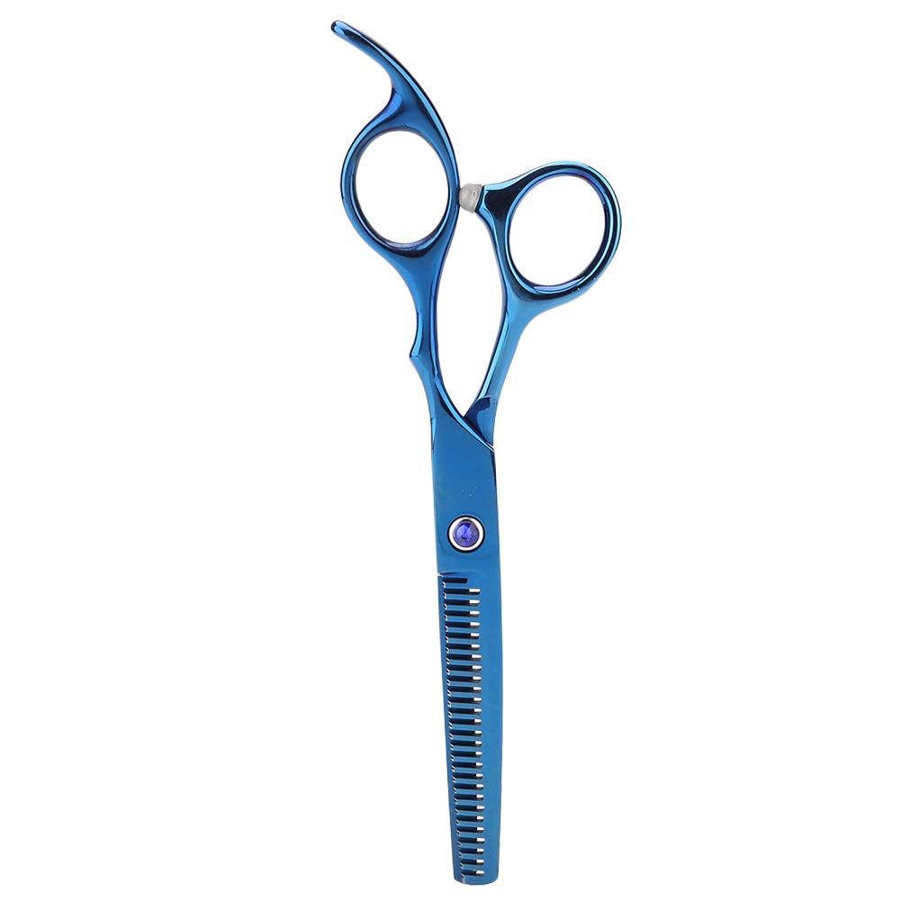 2x Professional Dog Hair Thinning Scissors, Extra Sharp Modelling Scissors, Cat Sharp Scissors, Dog Salon Thinning Scissors for All Dogs, Cats Cutting with Grooming Comb(Blue)