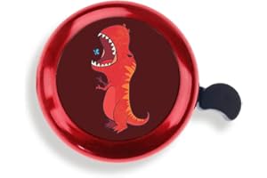 WIRESTER Cute Aluminum Round Bike Bell, Classic Ring Bicycle Bell, Bike Accessories Bell Ring for Adults Kids Girls Boys (Black, Red, Blue, Purple)