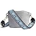 LIFEMATE Adjustable Replacement Guitar Strap Styled Handbag Purse Strap (Blue)