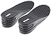 Height Increase Adjustable Elevator Shoe Lift Insoles for Men - 1 or 1.5 Inch Taller Heightening Liftkits - Size Large