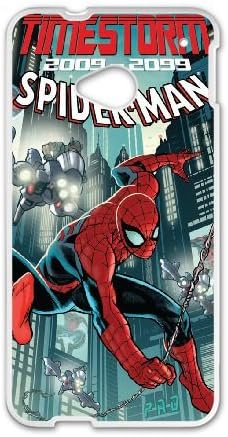 HTC One M7 caja del teléfono celular blanco Marvel comic A4382147: Amazon.es: Electrónica