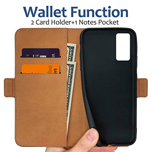 Pinzoveno Custodia per Samsung S20 FE, Cover a Libro per Galaxy S20 FE, Flip Case in Pelle PU Magnetica Portafoglio per Samsung Galaxy S20 FE 6,5 Pollici Blu