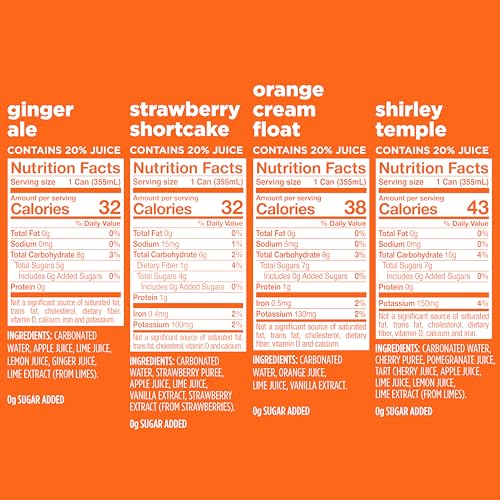 SPINDRIFT SODA VARIETY PACK WITH REAL SQUEEZED FRUIT 12 PACK CASE