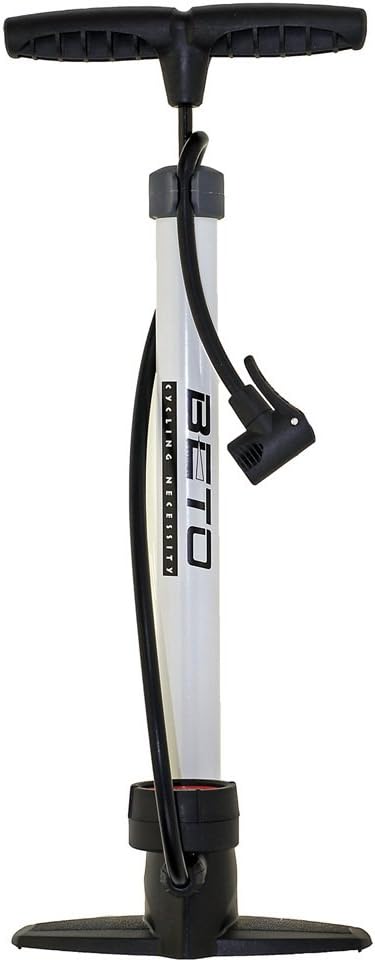 Hochdruck-Standpumpe Beto, Stahl, mit Manometer und Softgriff