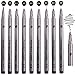 Black Micro-Pen Fineliner Pens, Beupro Black Pigment Liner Precision Micro Liner Drawing Pens for Sketching Drawing Drafting Office Documents Comic Manga Scrapbooking and School Using