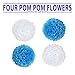 Baby Shower Decorations for Boy – Decoration Party Set! – IT’S A BOY Banner, Large Balloons, Blue & White Pom Pom Flowers, Honeycomb Balls, Tassels, Paper Fans – Decor Kit