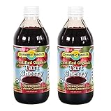 Dynamic Health 100% Pure Organic Certified Tart Cherry Juice Concentrate, 16-Ounce (Pack of 2)