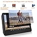 WONNIE 9.5'' Dual Screen DVD Player Portable for Car Travel Built-in 5 Hours Rechargeable Battery, Last Memory&USB&SD Slot（Two Screens Play Same Movie）